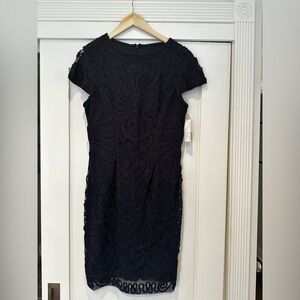 Navy Brian Bailey, mother of the groom, cocktail dress